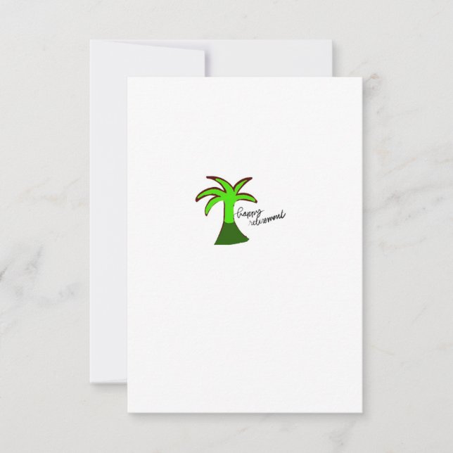 Ruhestand! Dankeskarte (Vorderseite)