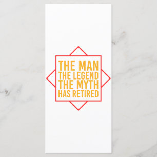 Ruhestand Der Mann der Mythos Die Legende ist in R Programm