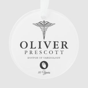 Ruhestand des Kardiologen-beruflicher Abschluss-  Ornament