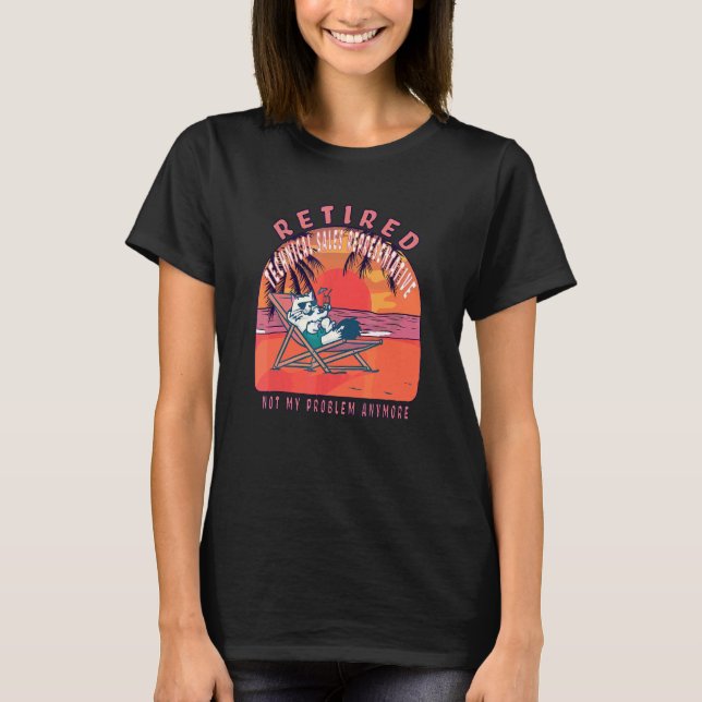 Ruhestand des technischen Vertriebsbeauftragten T-Shirt (Vorderseite)