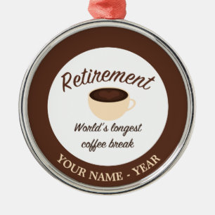 Ruhestand: Die längste Kaffeepause der Welt Silbernes Ornament