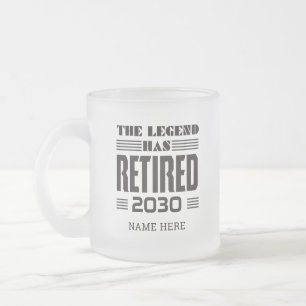 Ruhestand Die Legende Hat Sich Zur Ruhe Gesetzt Pe Mattglastasse