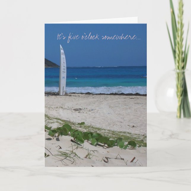 Ruhestand, Ferien, Bruch Karte (Vorderseite)