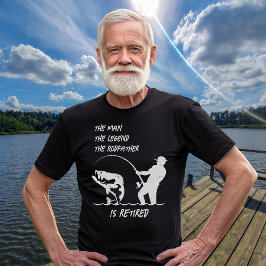 Ruhestand Fischen der Großfische Rodvater T-Shirt