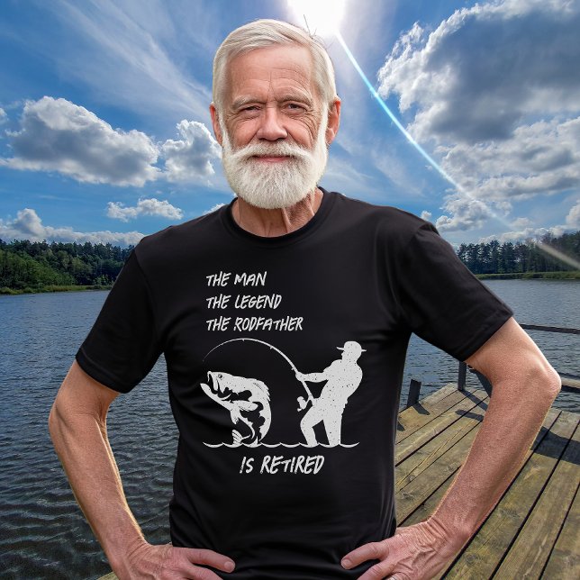 Ruhestand Fischen der Großfische Rodvater T-Shirt (Von Creator hochgeladen)