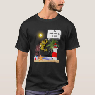 Ruhestand Funny Fish Fisherman, Fisherman Remüde T-Shirt