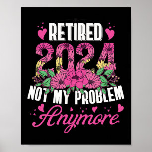Ruhestand für Frauen 2024 Gewitterruhestand für Fr Poster