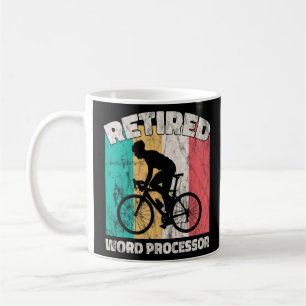 Ruhestand für müde Word-Prozessoren Kaffeetasse