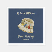 Ruhestand Gan Fishing Remüde Fischer Hat