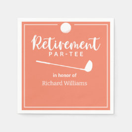 Ruhestand Golf Ball T-Shirt Flag Modern Pech Serviette