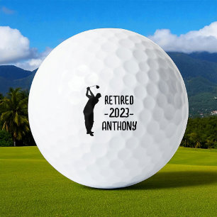 Ruhestand Golfer Birthday Ruhestand glücklich Rent Golfball