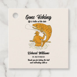 Ruhestand Gone Fishing Life is Better Remüde Geschenkanhänger