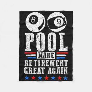 Ruhestand Great Remüde Pool Player Billiard 8 L Fleecedecke