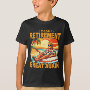 Ruhestand Im Ruhestand Strand Ruhig 2025 Trump Gro T-Shirt