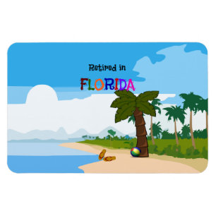 Ruhestand in Florida Magnet