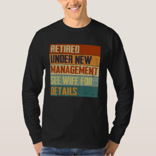 Ruhestand Männer Vater Ruhestandsfeier Humor T-Shirt