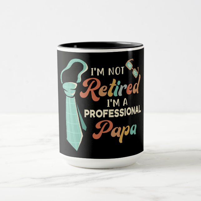 Ruhestand? Nein, ich bin ein Vollzeit-Papa! Tasse (Zentrum)