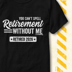 Ruhestand ohne mich Vintage lustig im Ruhestand 20 T-Shirt