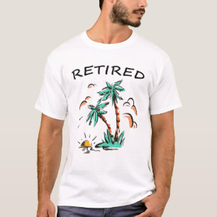 Ruhestand - Palmen auf Tropeninsel I Rente T-Shirt