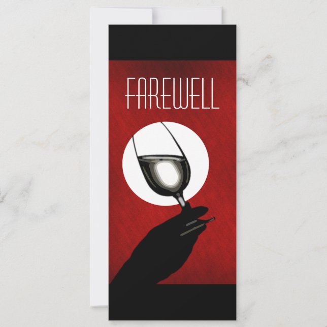 Ruhestand Party Ruhestand Abschied CUSTOMIZE Einladung (Vorderseite)