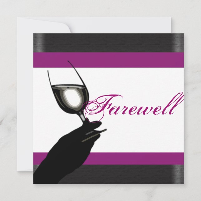 Ruhestand Party Ruhestand Abschied CUSTOMIZE Einladung (Vorderseite)