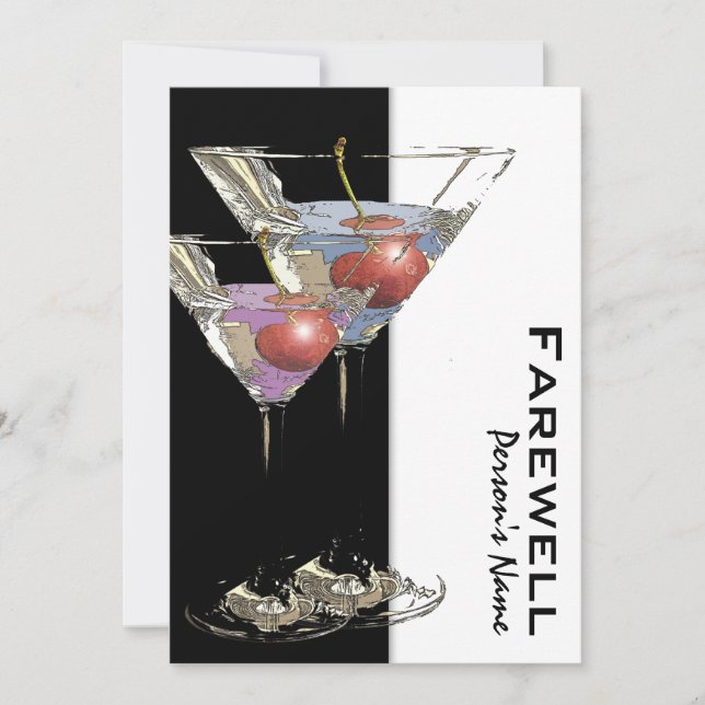 Ruhestand Party Ruhestand Abschied CUSTOMIZE Einladung (Vorderseite)