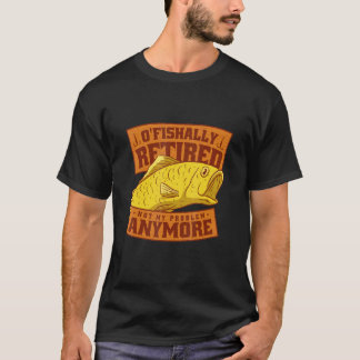 Ruhestand Rentner Angeln Männer Frauen T-Shirt