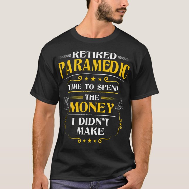 Ruhestand Rettungshelfer Ruhestand T-Shirt (Vorderseite)