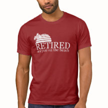 Ruhestand sehen Sie am Strand