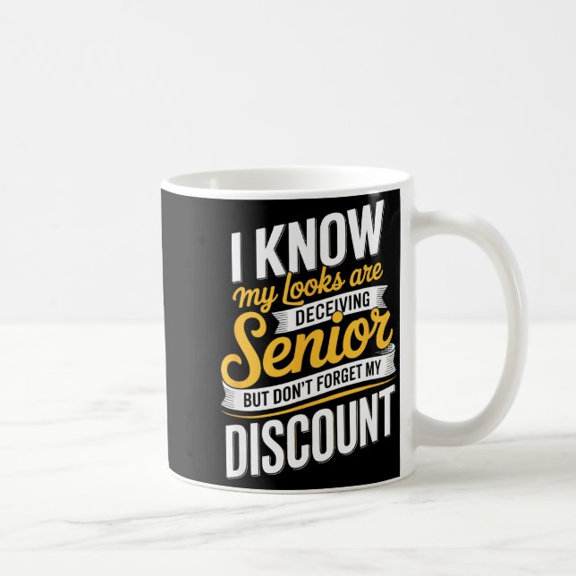 Ruhestand Senior lustiger älterer Spruch  Kaffeetasse (Rechts)