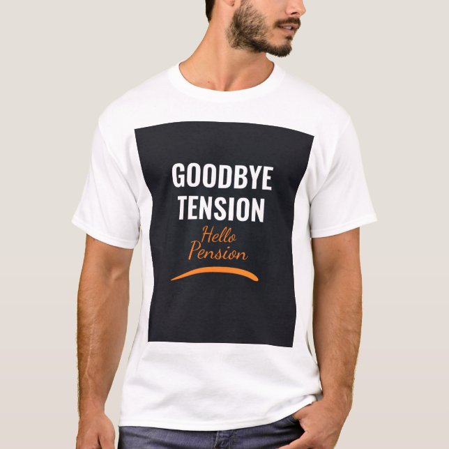 Ruhestand-Shirt Lustiges Geschenk Abschied Stress T-Shirt (Vorderseite)