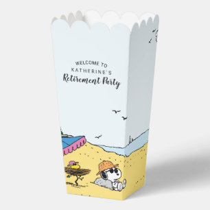Ruhestand Snoopy & Woodstock am Strand Geschenkschachtel