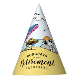 Ruhestand | Snoopy & Woodstock am Strand Partyhütchen