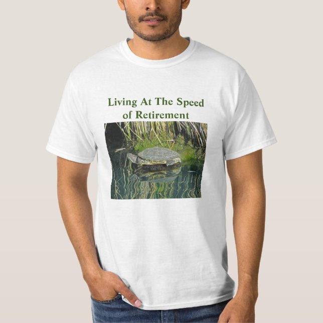 Ruhestand Spaß Foto Turtle Lake Naturerlebnis T-Shirt (Vorderseite)