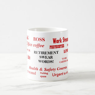 Ruhestand Swear Words Funny Retirement Geschenk Wi Tasse