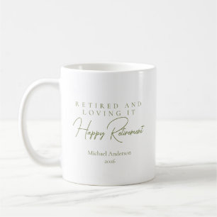 Ruhestand und ich liebe es Geschenk Kaffeetasse