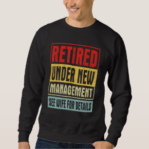 Ruhestand unter Vintager betrieblicher Altersverso Sweatshirt
