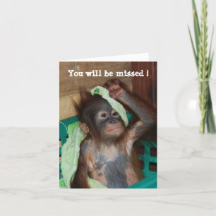 Ruhestand, Werbeaktion oder Umzug Karte