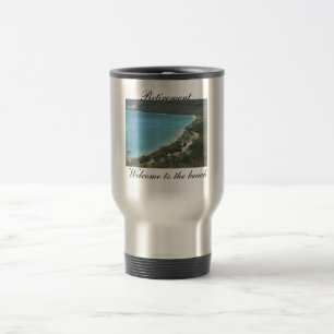 Ruhestand, Willkommen zum Strand Reisebecher