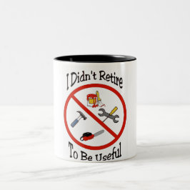 Ruhestand Zweifarbige Tasse