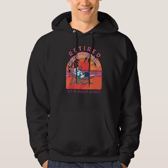 Ruheständiges Software Development Manager-Abonnem Hoodie (Vorderseite)