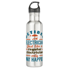 Ruheständischer Electric Funny Retirement Way Happ Edelstahlflasche