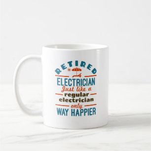 Ruheständischer Electric Funny Retirement Way Happ Kaffeetasse