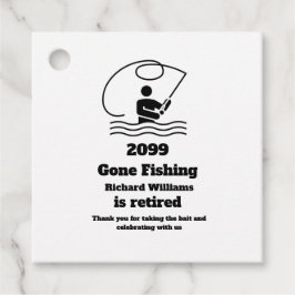 Ruheständler Gone Fishing Stehende Fischer Ruhesta Geschenkanhänger