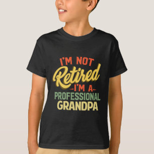 Ruheständler Opa-Shirts für Männer Lustiger Vatert T-Shirt