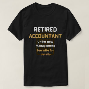 Ruheständlerin Braun Lustiges Ruhestandsgeschenk T-Shirt