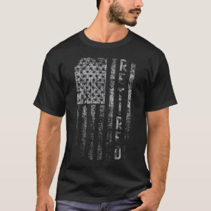 Ruheständlerin unter amerikanischer Flagge: patrio T-Shirt