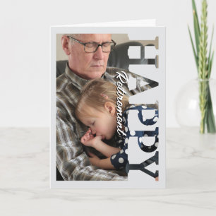 Ruhestands-Fotokarte Personalisierter Ruhestand Karte