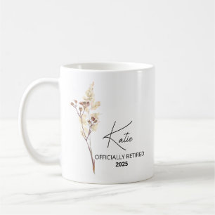 Ruhestands-Geschenke für Lehrerinnen, pensionierte Kaffeetasse