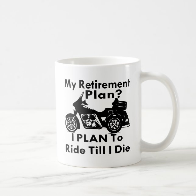 Ruhestands-Plan-Fahrt, bis ich Trike die Kaffeetasse (Rechts)